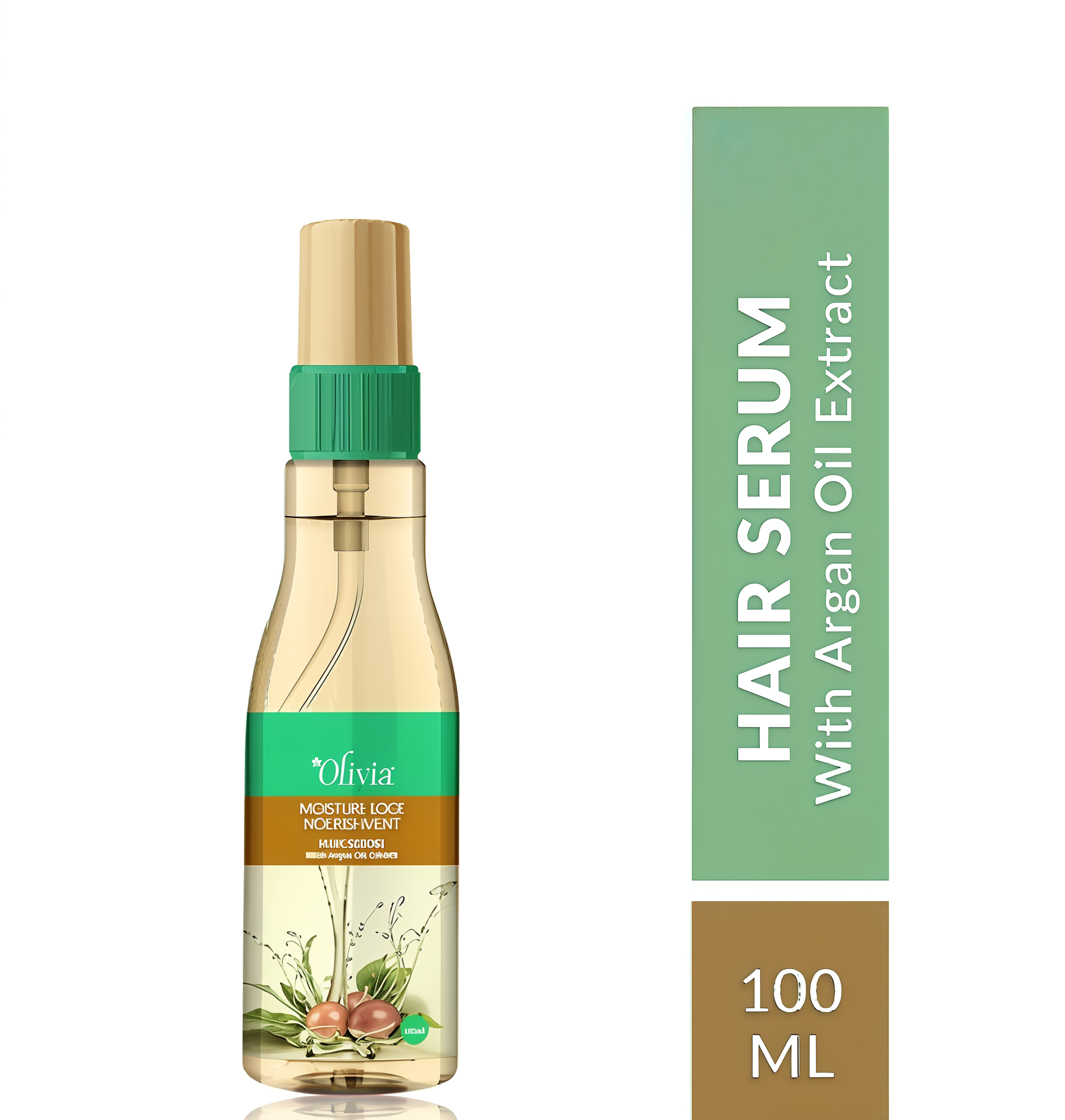 Olivia Moisture Lock Hair Serum with Argan Oil – 100ml
